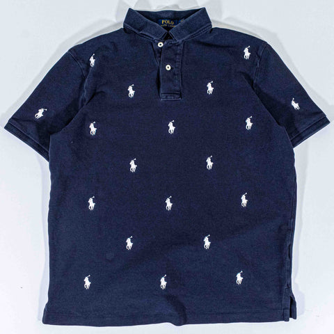 Polo Ralph Lauren Pony AOP Embroidered Polo Shirt