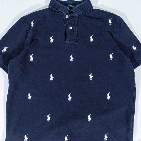 Polo Ralph Lauren Pony AOP Embroidered Polo Shirt