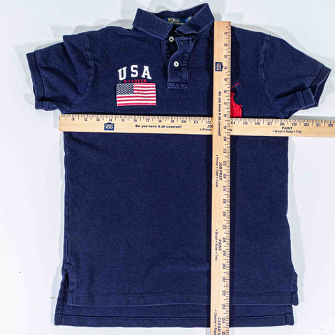 Polo Ralph Lauren Big Pony USA Flag Polo Shirt