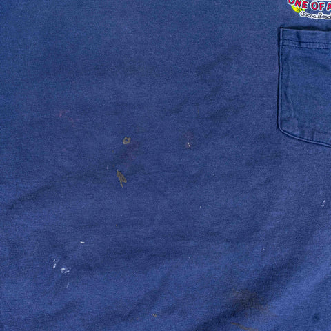 Ron Jon Cocoa Beach Pocket T-Shirt Distressed Sun Faded