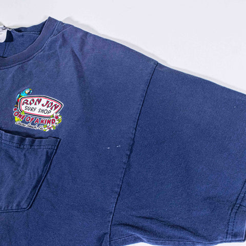 Ron Jon Cocoa Beach Pocket T-Shirt Distressed Sun Faded