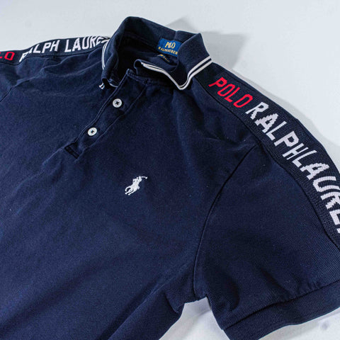 Polo Ralph Lauren Pony Polo Shirt Sleeve Spell Out