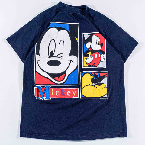Mickey Mouse Big Print Squares T-Shirt Jerry Leigh