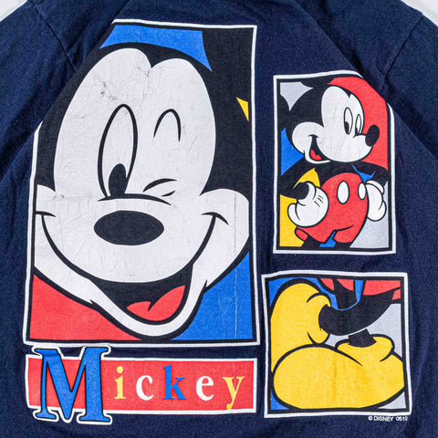 Mickey Mouse Big Print Squares T-Shirt Jerry Leigh