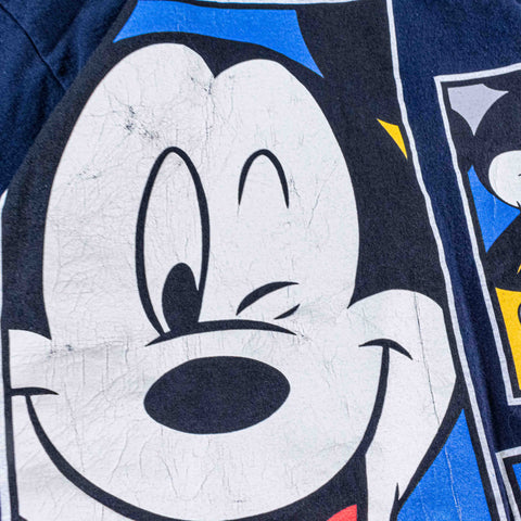 Mickey Mouse Big Print Squares T-Shirt Jerry Leigh