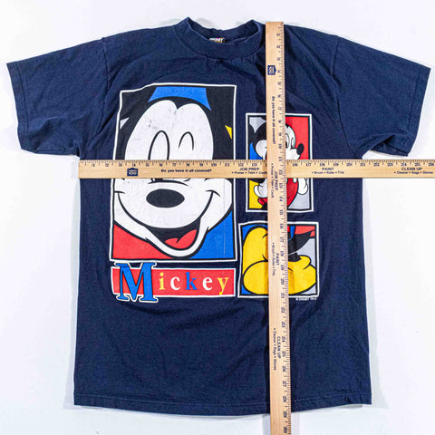 Mickey Mouse Big Print Squares T-Shirt Jerry Leigh