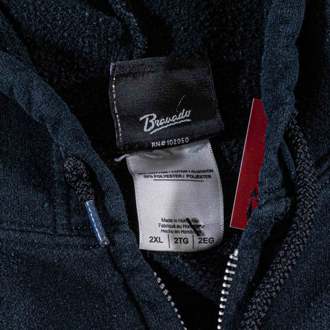 Harley Davidson Zip Hoodie Sweatshirt Motorcycles Biker Thunder Tower