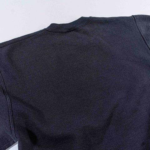 Russell Athletic Blank Black Crewneck Sweatshirt Made in USA