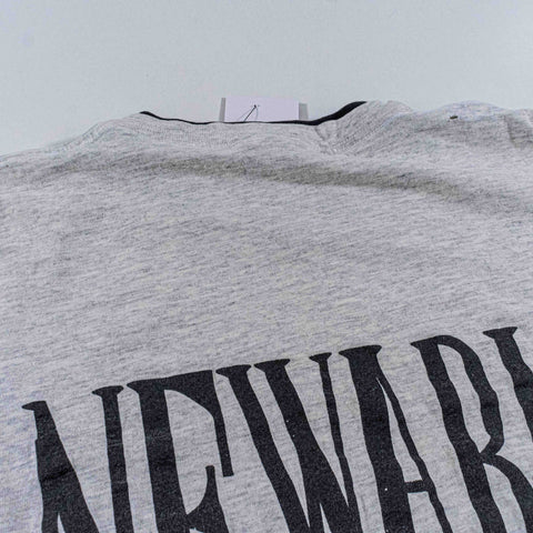 Newark NJ Spell Out Layered T-Shirt Double Sided