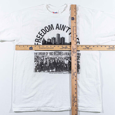 Detroit NAACP T-Shirt March Down Woodward Freedom Aint Free