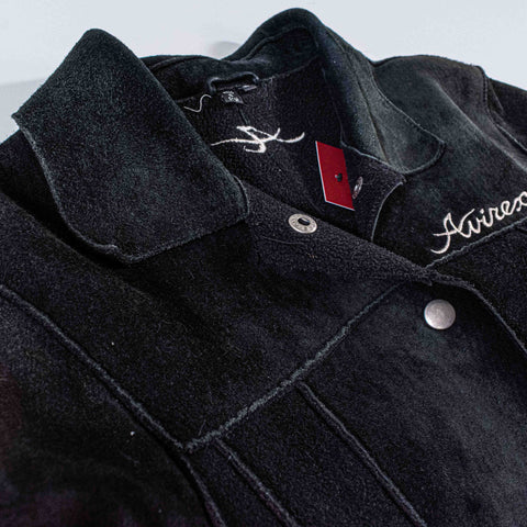 Avirex Suede Embroidered Snap Jacket