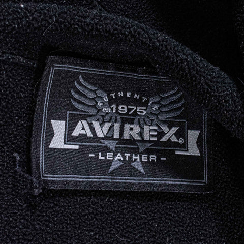 Avirex Suede Embroidered Snap Jacket