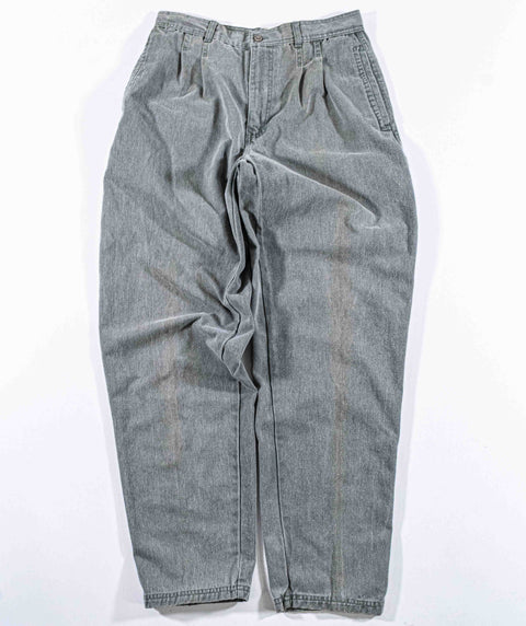 Bugle Boy Wide Leg Green Chino Pants