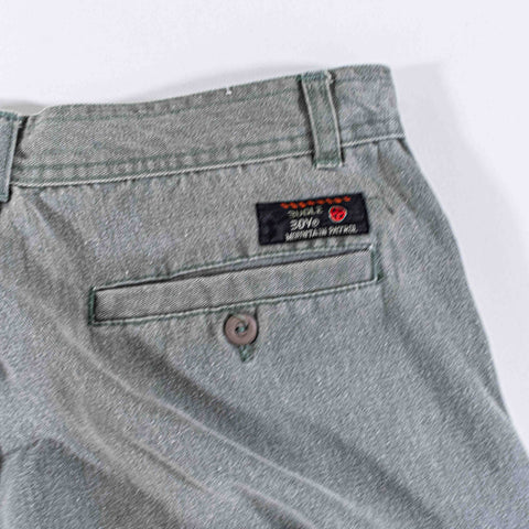 Bugle Boy Wide Leg Green Chino Pants