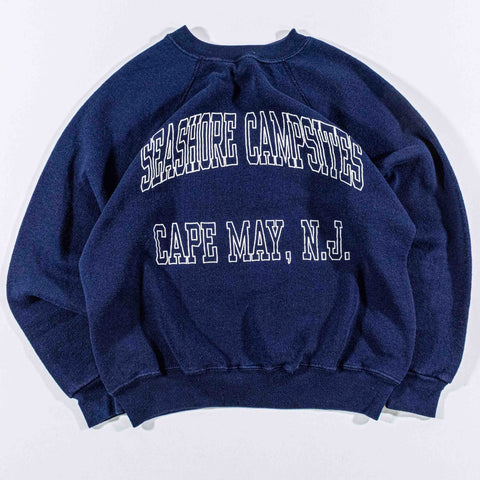 Cape May Seashore Campsites Raglan Sweatshirt Artex
