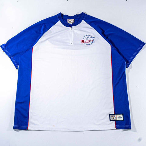 Baltimore Bullets Hardwood Classics Warm Up Jersey Majestic Throwback
