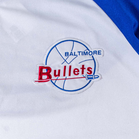 Baltimore Bullets Hardwood Classics Warm Up Jersey Majestic Throwback