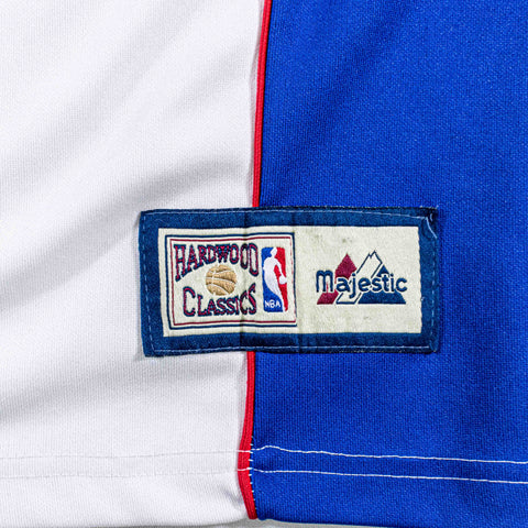 Baltimore Bullets Hardwood Classics Warm Up Jersey Majestic Throwback