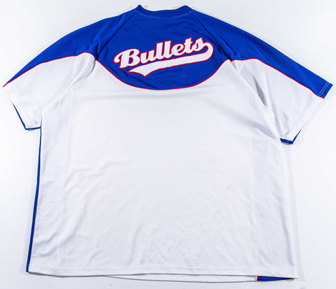 Baltimore Bullets Hardwood Classics Warm Up Jersey Majestic Throwback