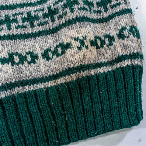Eddie Bauer Wool Blend Nordic Knit Sweater