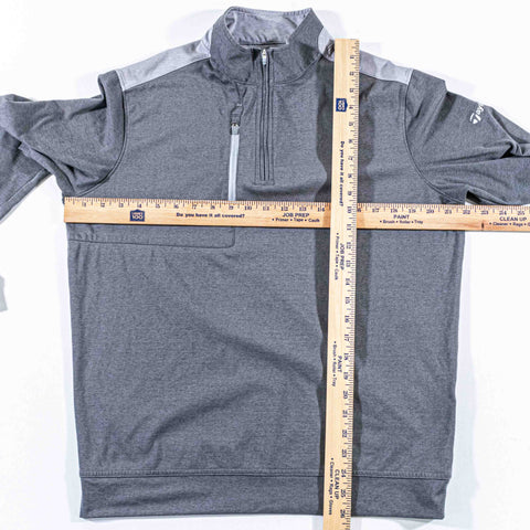 Peter Millar TaylorMade 1/4 Zip Performance Pullover Iron Bowen