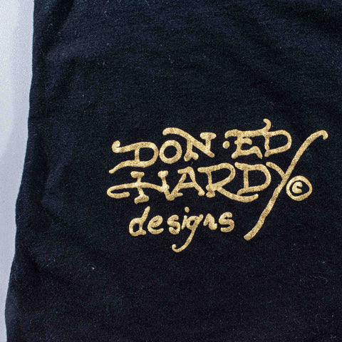 Ed Hardy by Christian Audigier Eternal Love Pin Up T-Shirt Bedazzled