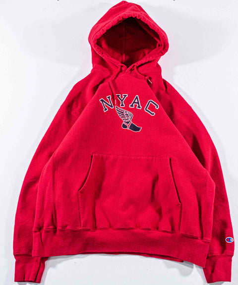 Champion Reverse Weave NYAC Hoodie New York Athletic Club Winged Foot