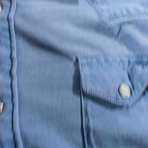 Polo Ralph Lauren Western Pearl Snap Shirt Distressed