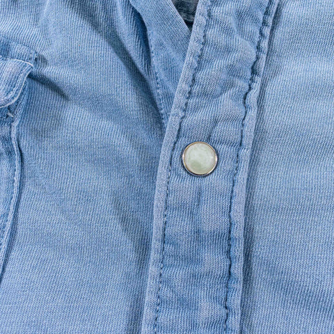 Polo Ralph Lauren Western Pearl Snap Shirt Distressed