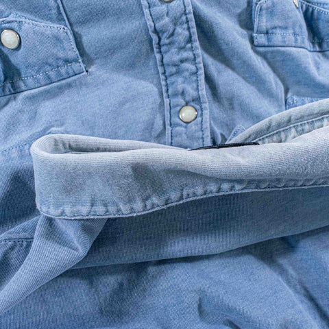 Polo Ralph Lauren Western Pearl Snap Shirt Distressed