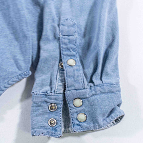 Polo Ralph Lauren Western Pearl Snap Shirt Distressed