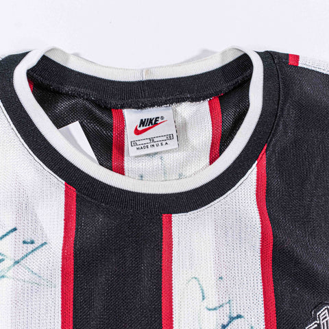 1997 1998 NIKE New York New Jersey MetroStars Autographed Jersey
