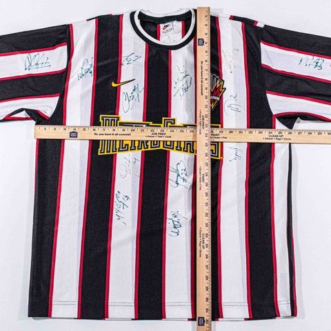 1997 1998 NIKE New York New Jersey MetroStars Autographed Jersey