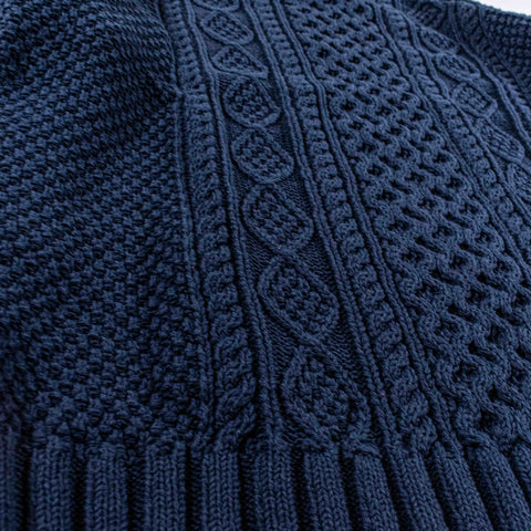 LL Bean Signature Fishermen Chunky Knit Sweater