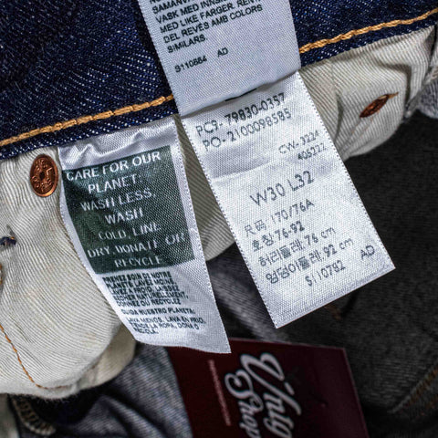 Levi's 501 93 Selvedge Jeans Premium Button Fly