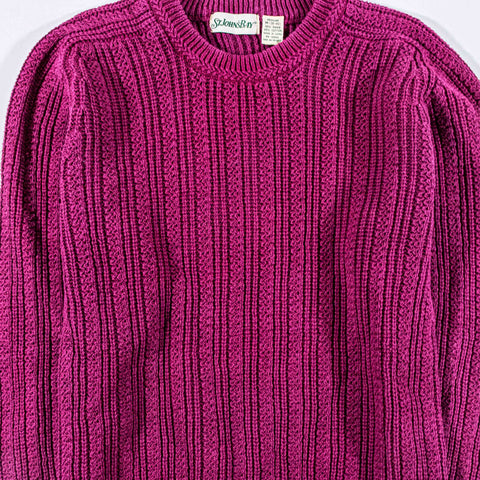 St Johns Bay Fisherman Chunk Cable Knit Sweater