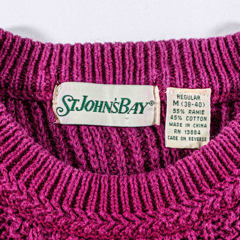 St Johns Bay Fisherman Chunk Cable Knit Sweater