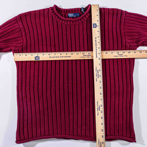 Polo Ralph Lauren Roll Neck Knit Sweater Made in Japan