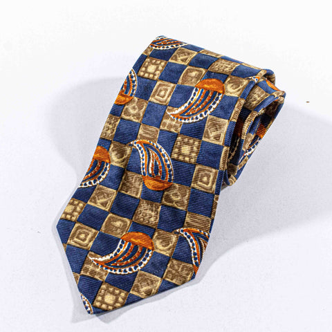 Canali Silk Paisley Made in Italy Tie