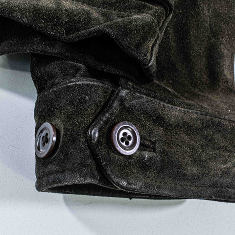 Banana Republic Suede Leather Zip Jacket