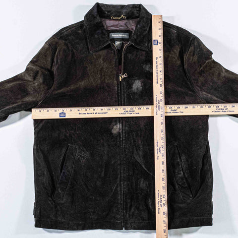 Banana Republic Suede Leather Zip Jacket