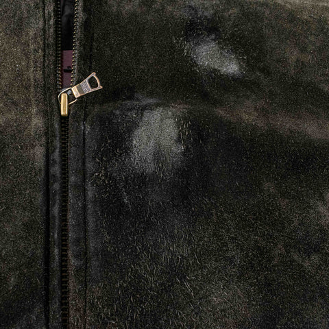 Banana Republic Suede Leather Zip Jacket