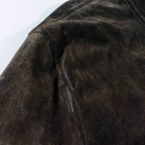 Banana Republic Suede Leather Zip Jacket