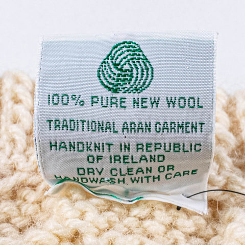 Blarney Woolen Mills Irish Fisherman Cable Knit Sweater