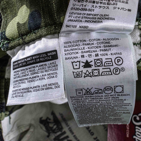 Levi's Green Camo Cargo Pants
