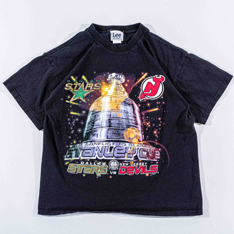 Dallas Stars New Jersey Devils Stanley Cup T-Shirt Lee Sport
