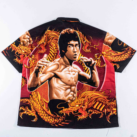 Bruce Lee AOP Short Sleeve Button Shirt