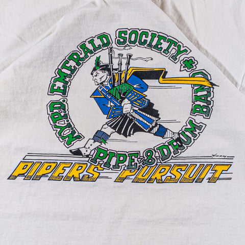 NYPD Emerald Society Pipe & Drum Band T-Shirt NYC Coors Light