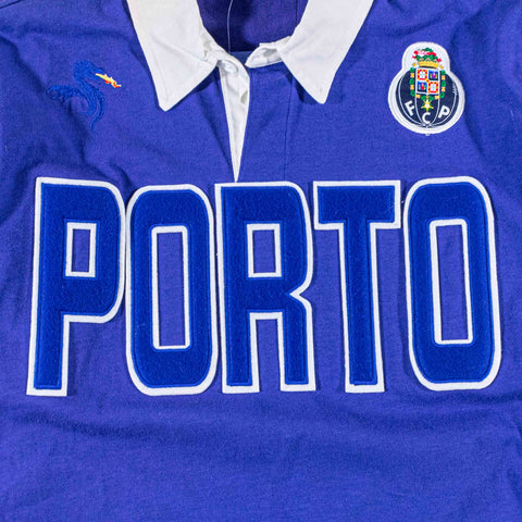 FC Porto Dragao Spell Out Long Sleeve Rugby Polo Shirt