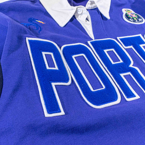 FC Porto Dragao Spell Out Long Sleeve Rugby Polo Shirt